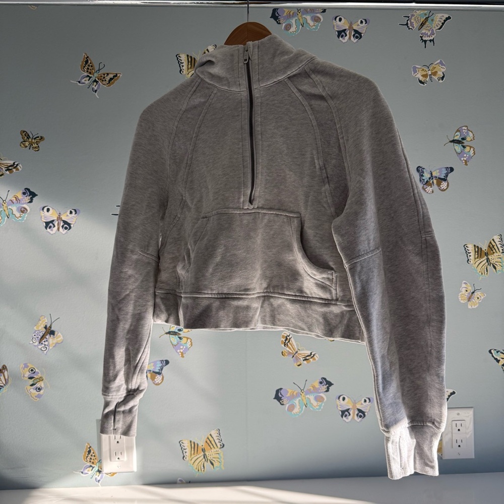 Lululemon Athletica Light Gray Women's Hoodie